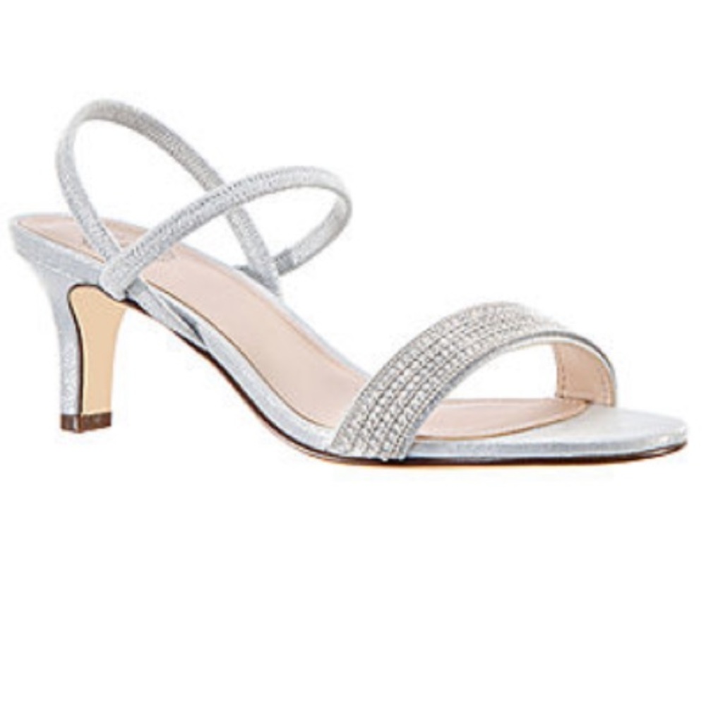 L. Miller True Silver Heeled Sandals